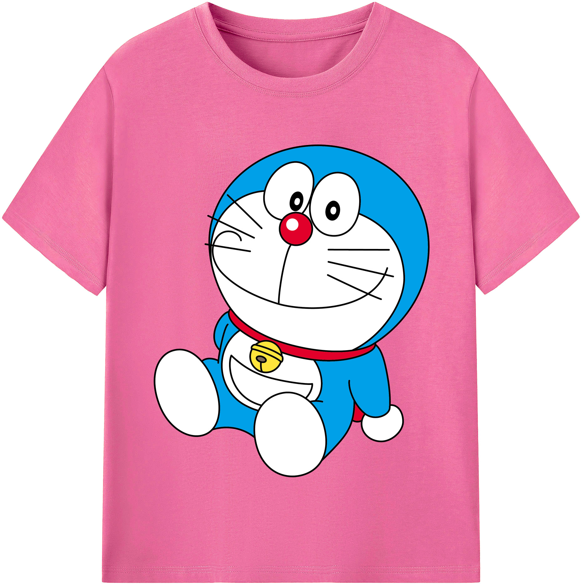 （画像用） ドラえもん Doraemon レディースカジュアルプリントTシャツ（綿100％）